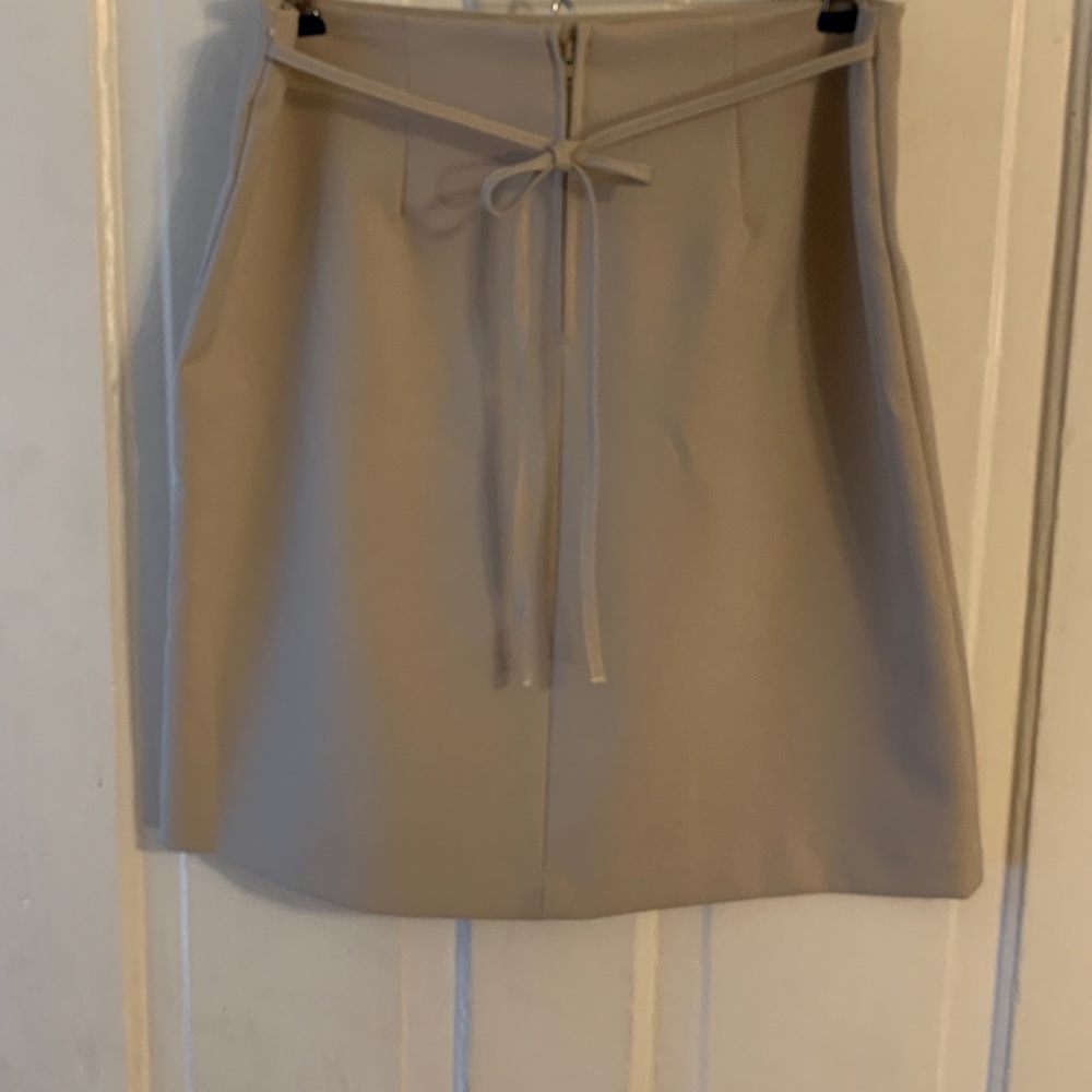 Tan Pencil Skirt